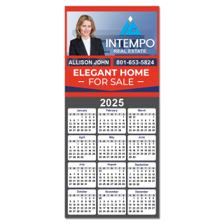 2x4.5 Mini Refrigerator Calendar Magnets 20 Mil