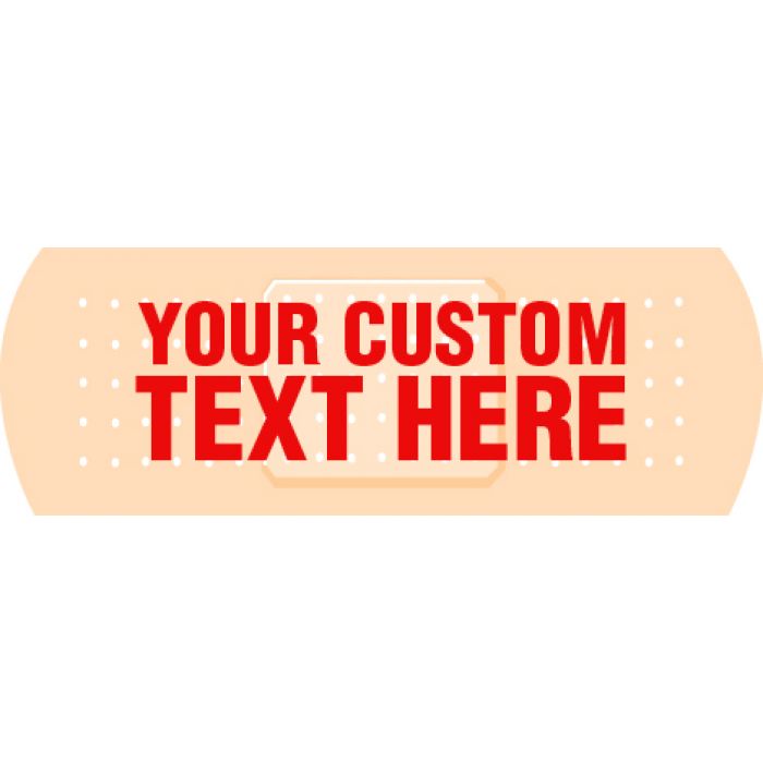 3.5x1.1 Custom Band-Aid Shape Fridge Magnets 20 Mil