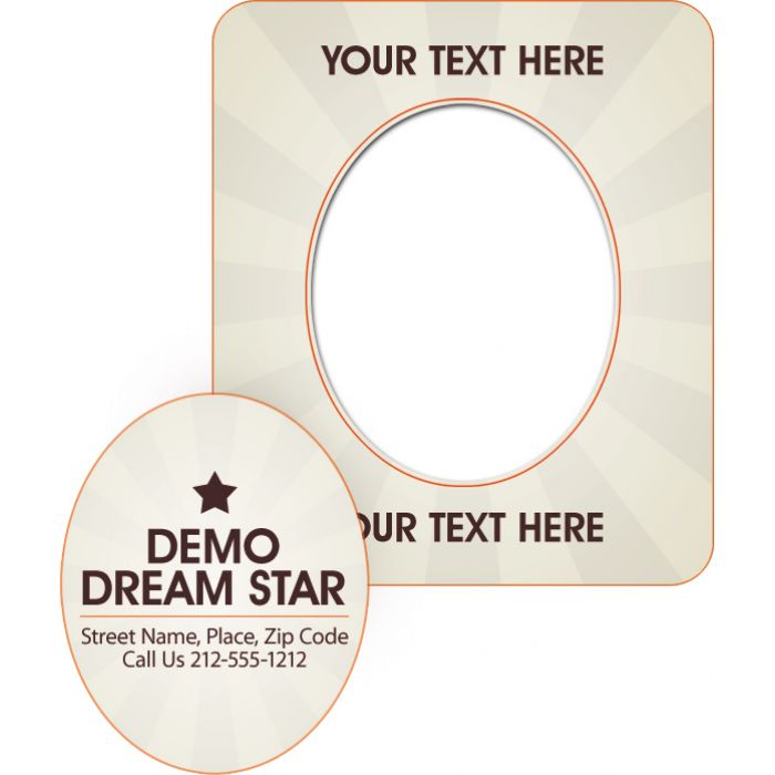 3 x 3.5 Custom Photo Frame Magnets 20 Mil Round Corner