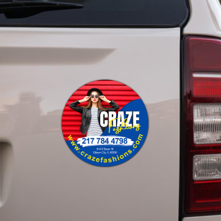 4 Inch ized Circle Magnets - Outdoor & Car Magnets 30...