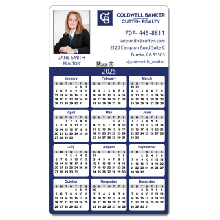 4x7 Calendar Magnets 20 Mil Round Corner