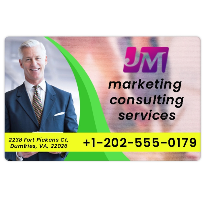 5x7 Personalized Business Card Magnets 20 Mil Round Corners