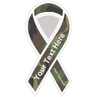 3.8x8 Inch Awareness Ribbon Shape Magnets - Outdoor Safe