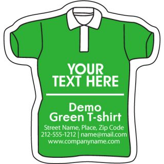 Collared Shirt Shape Awareness Magnets