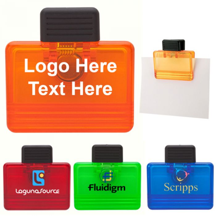 Custom Printed Rectangle Memo Holder Magnets