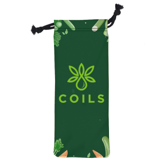 6 W x 15.5 H Wine Drawstring Bags