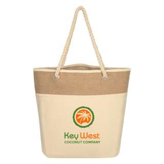 Burlap Rope Tote Bags
