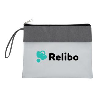 Heathered Frost Wristlet Pouches