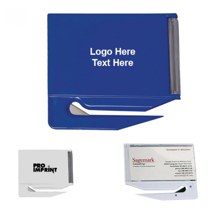 Promotional Business Card Letter Opener with Mirror