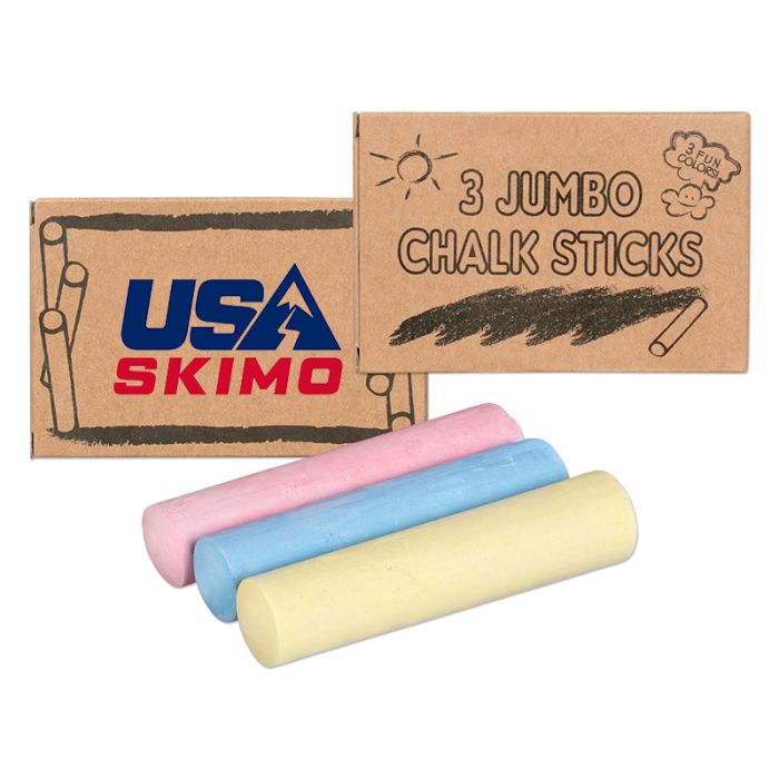 Custom Printed 3 Pack of Chalk in Craft Box