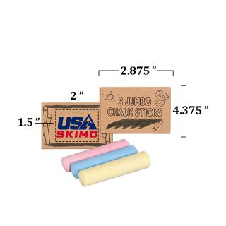 Printed 3 Pack of Chalk in Craft Box