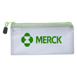 Printed Clear Zippered Pencil Pouches