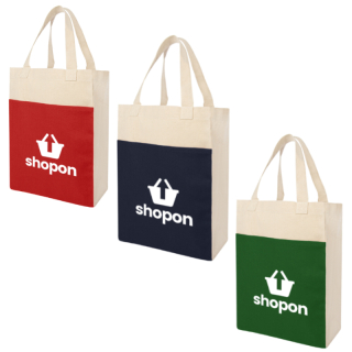 Printed Co-Op Canvas Shopper Tote Bags