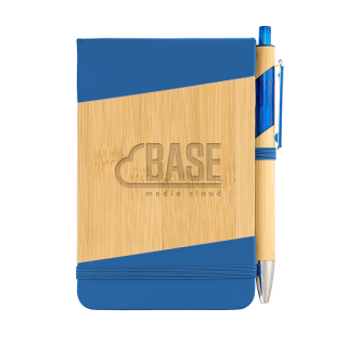 Bamboo Look Jotters and Pen