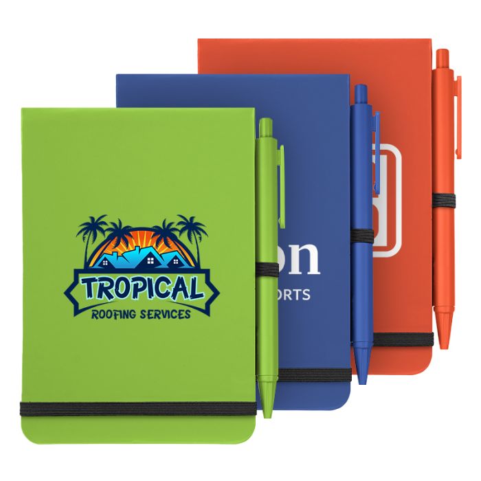 Custom Printed Reflections Jotter with Mirror and Pens