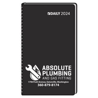 ized Ruled Desk Planner, 1 Day Per Page Wired to Cover