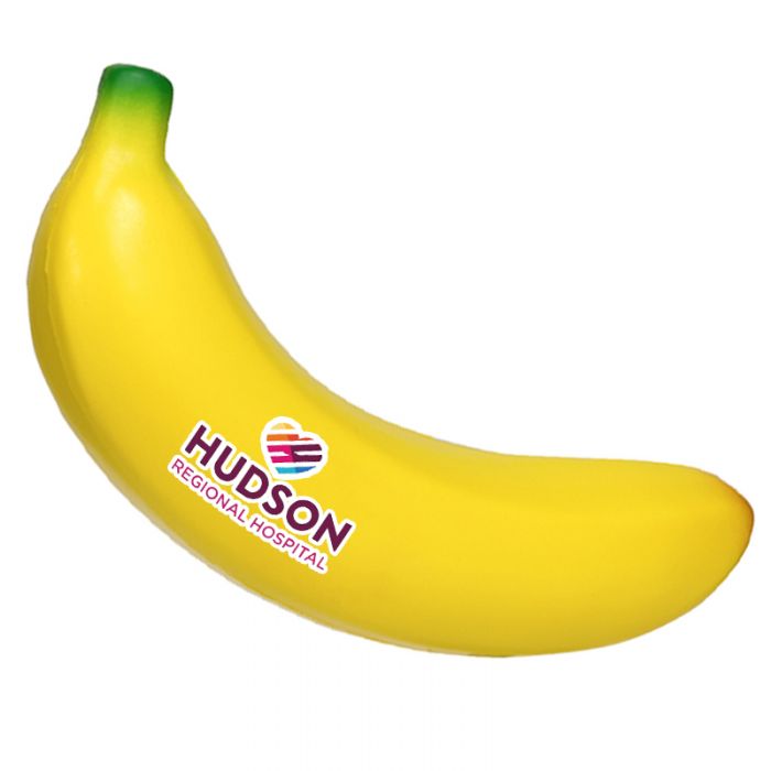 Custom Printed Banana Stress Relievers