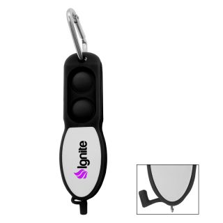 Push Pop Pens with Carabiners