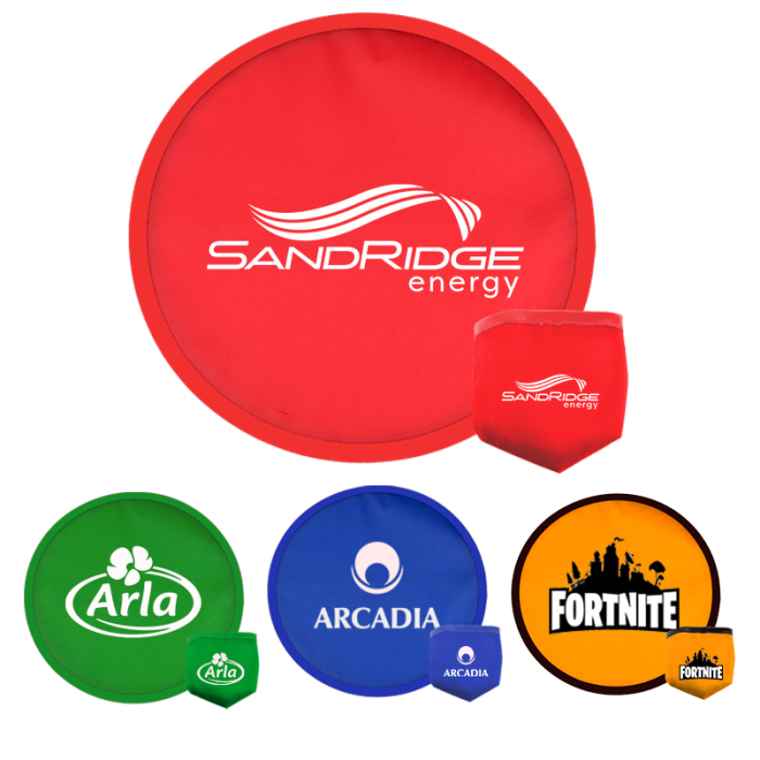 10 Inch Promotional Logo Polyester Folding Flyers