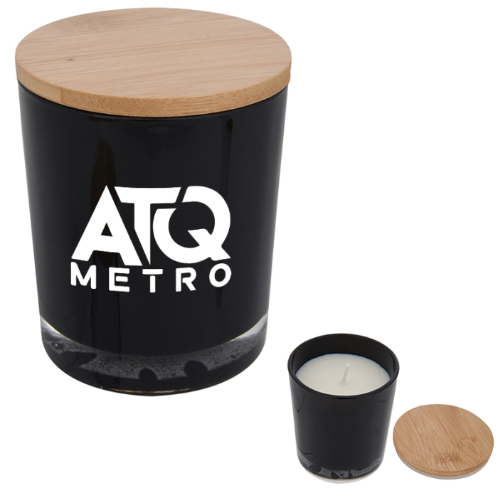 Custom Printed Bamboo Soy Candles