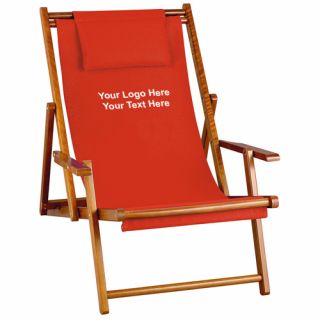 Logo Wood Sling Chairs