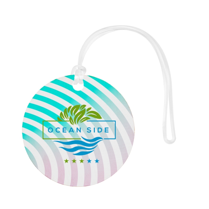 4 Inch Custom Shaped Acrylic Bag Tags