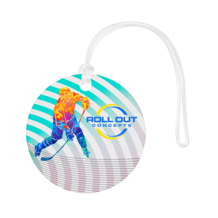 Promotional 5 Inch Custom Shaped Acrylic Bag tags