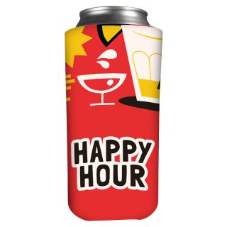 16 Oz Full Color Tall Boy Coolies