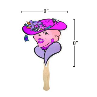8x8 Inch Hand Fans