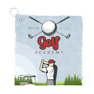 Full Color Cooling Golf Towels-Small