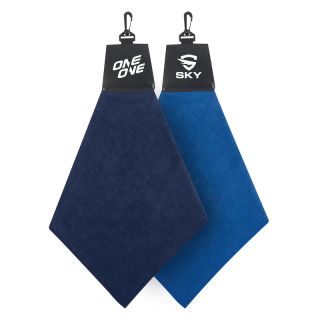 Printed Triangle Fold Golf Towels