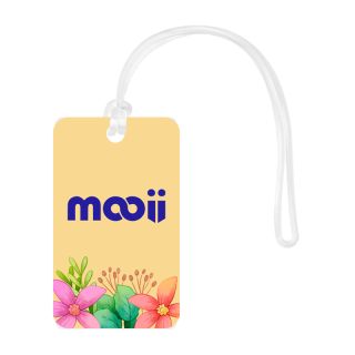 ized Acrylic Rectangle Bag Tags