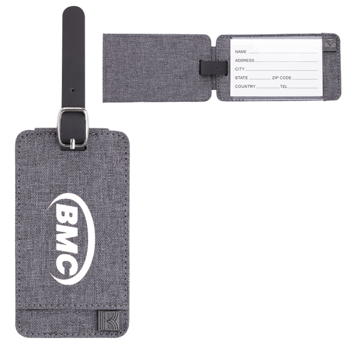 Imprinted KAPSTON Pierce Luggage Tags