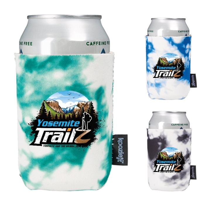 Personalized Tie Dye Can Coolers