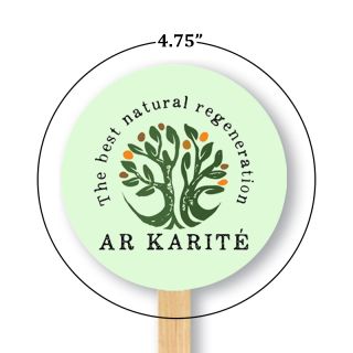 Circle Shape Mini Hand Fans