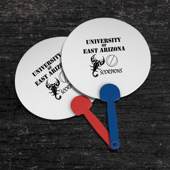 Custom Imprinted Plastic Hand Fans