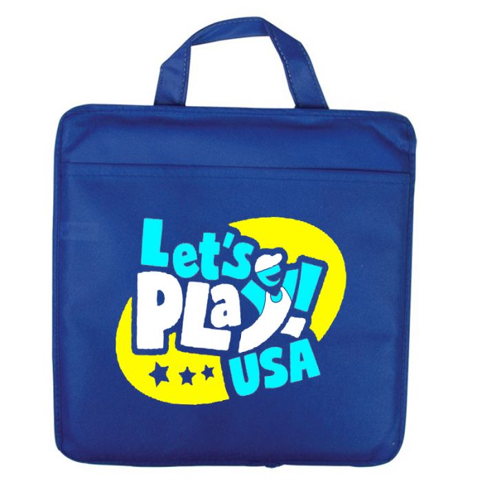 Custom Non-Woven Stadium Cushions with Carry-Handle