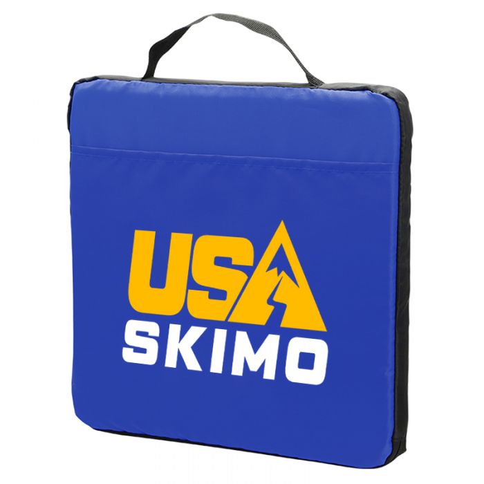 Personalized 13.5" Fabric Stadium Cushions with Pocket