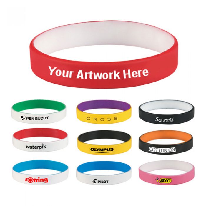 Imprinted Silicone Wristbands