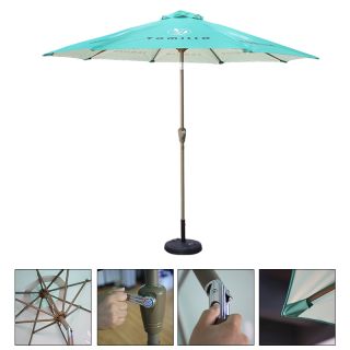 2.7x2.7m Tilting Patio Umbrellas