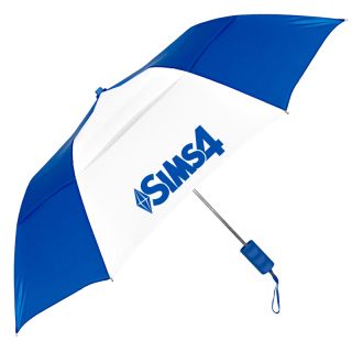 42 Inch Arc Vented Windproof Folding Umbrellas
