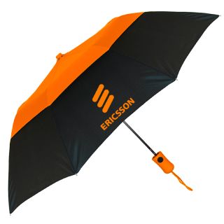 42 inch Arc Vented Color Crown Folding Umbrellas