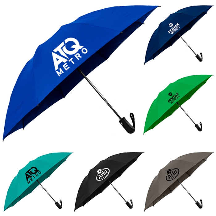 46 inch Arc Custom Reversa Inverted Folding Umbrellas