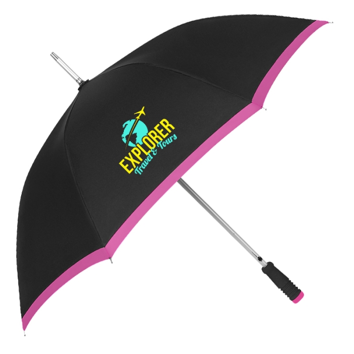 46 inch Arc Two-Tone Custom Printed Logo Umbrellas