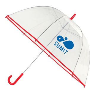 47 inch Arc ized Clear Bubble Umbrellas with Hook Handle