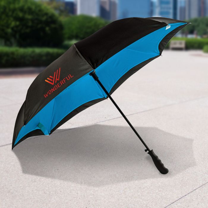 48 inch Arc Promotional Inverted Style Auto Close Umbrellas