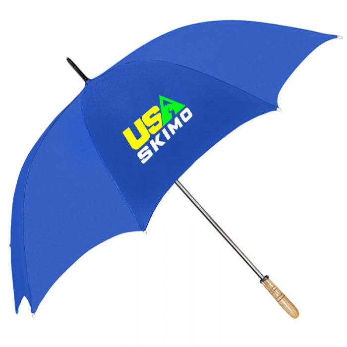 60 Inch Arc Custom Printed Golf Umbrellas with 100% RPET Canopy