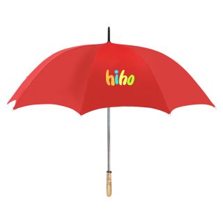 60 Inch Arc Printed Golf Umbrellas with 100% RPET Canopy