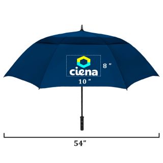 64 inch Arc Vented Tornado Golf Umbrellas