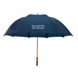 64 inch Arc ized Logo Umbrellas
